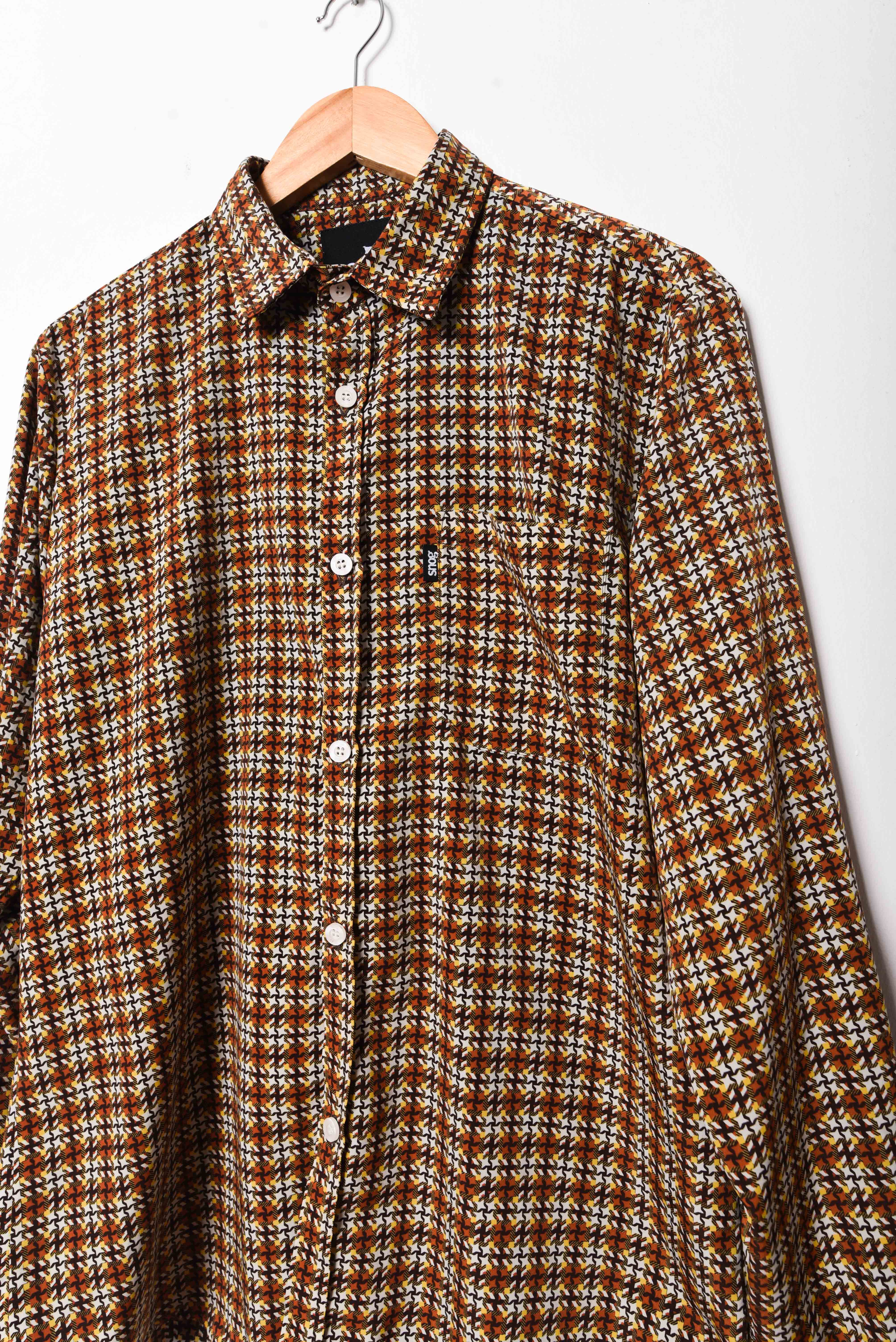 Camisa retro print café Snog