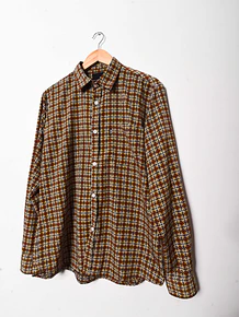 Camisa retro print café Snog