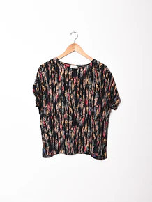 Blusa 90s doodles silk