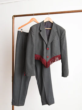 Power suit Reworked x Vntg Cat