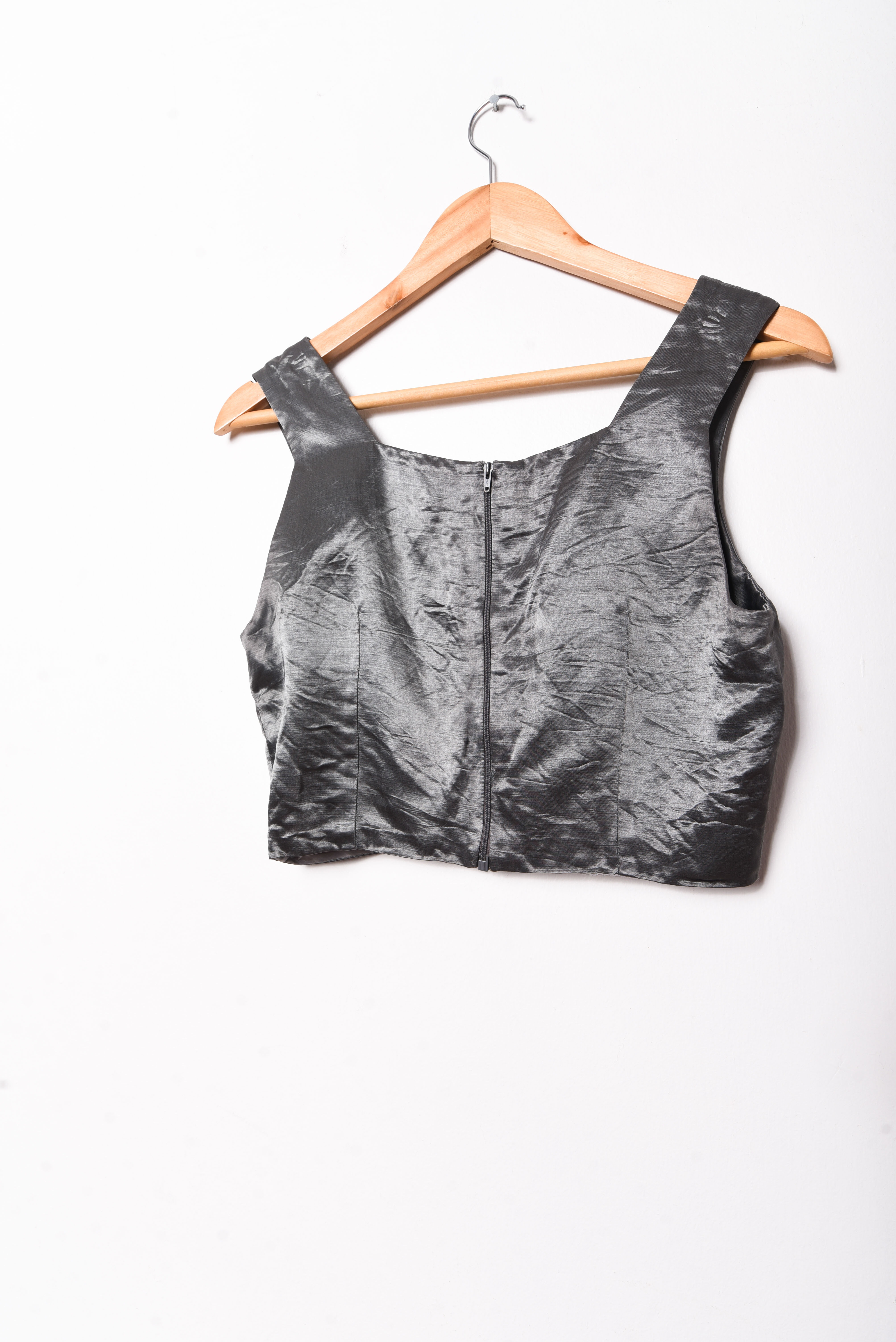 Croptop silver party 90s
