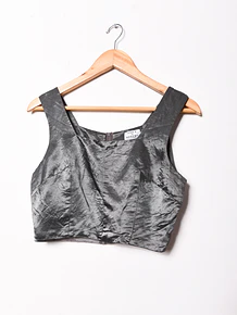 Croptop silver party 90s