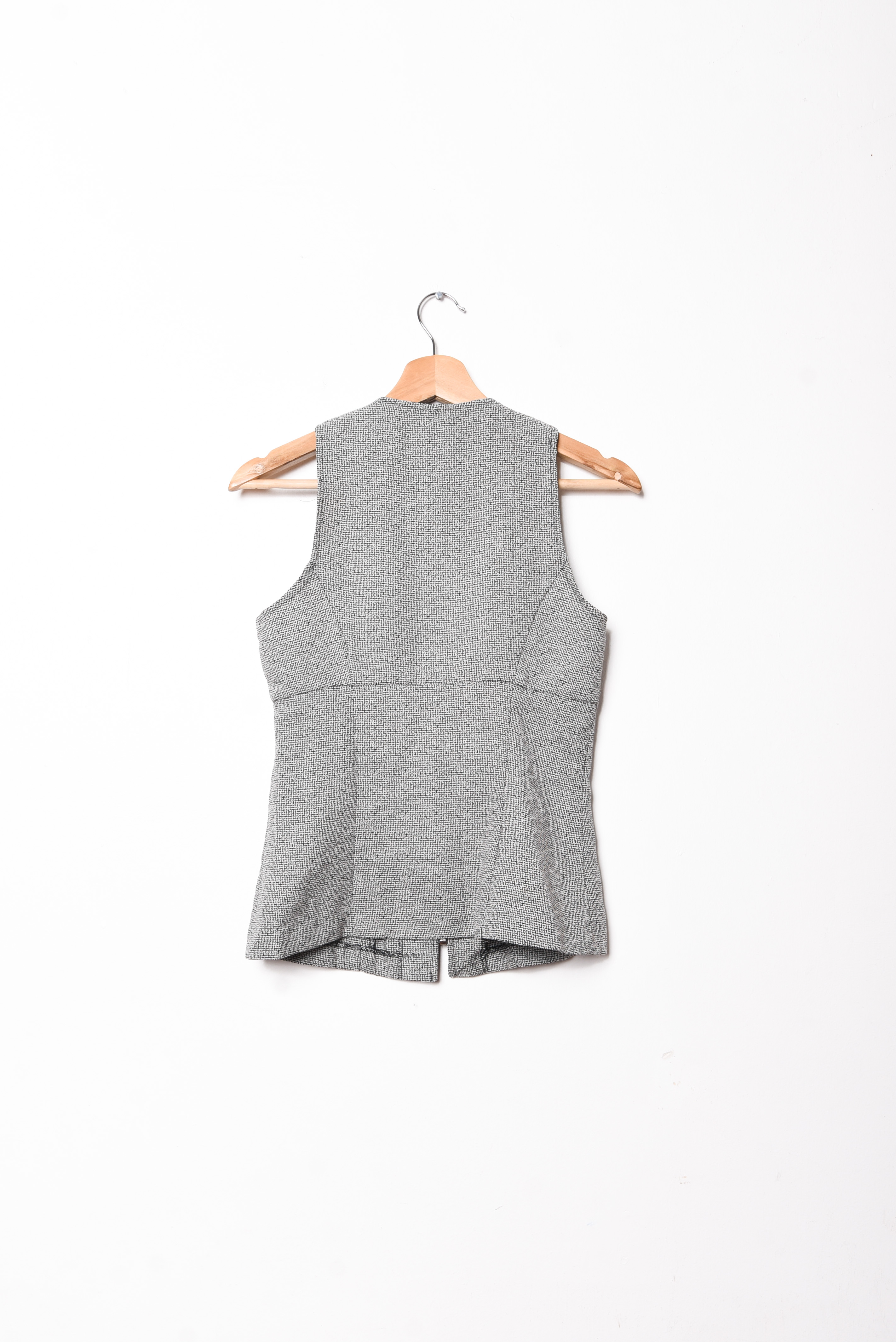 Top gris 90s zipper