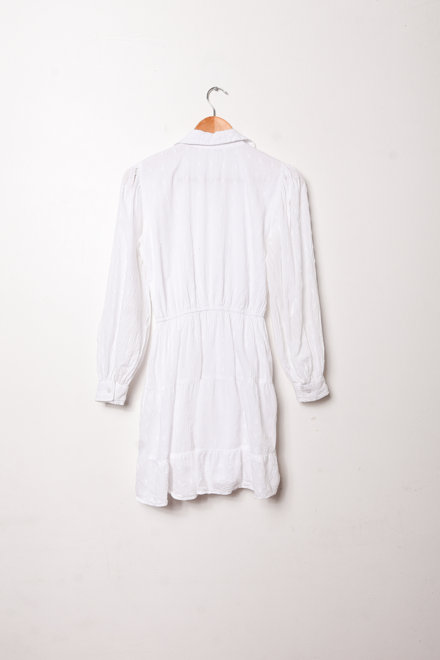 Vestido blanco algodón