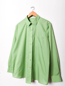 Camisa vintage green cotton