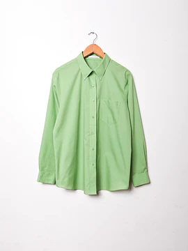 Camisa vintage green cotton
