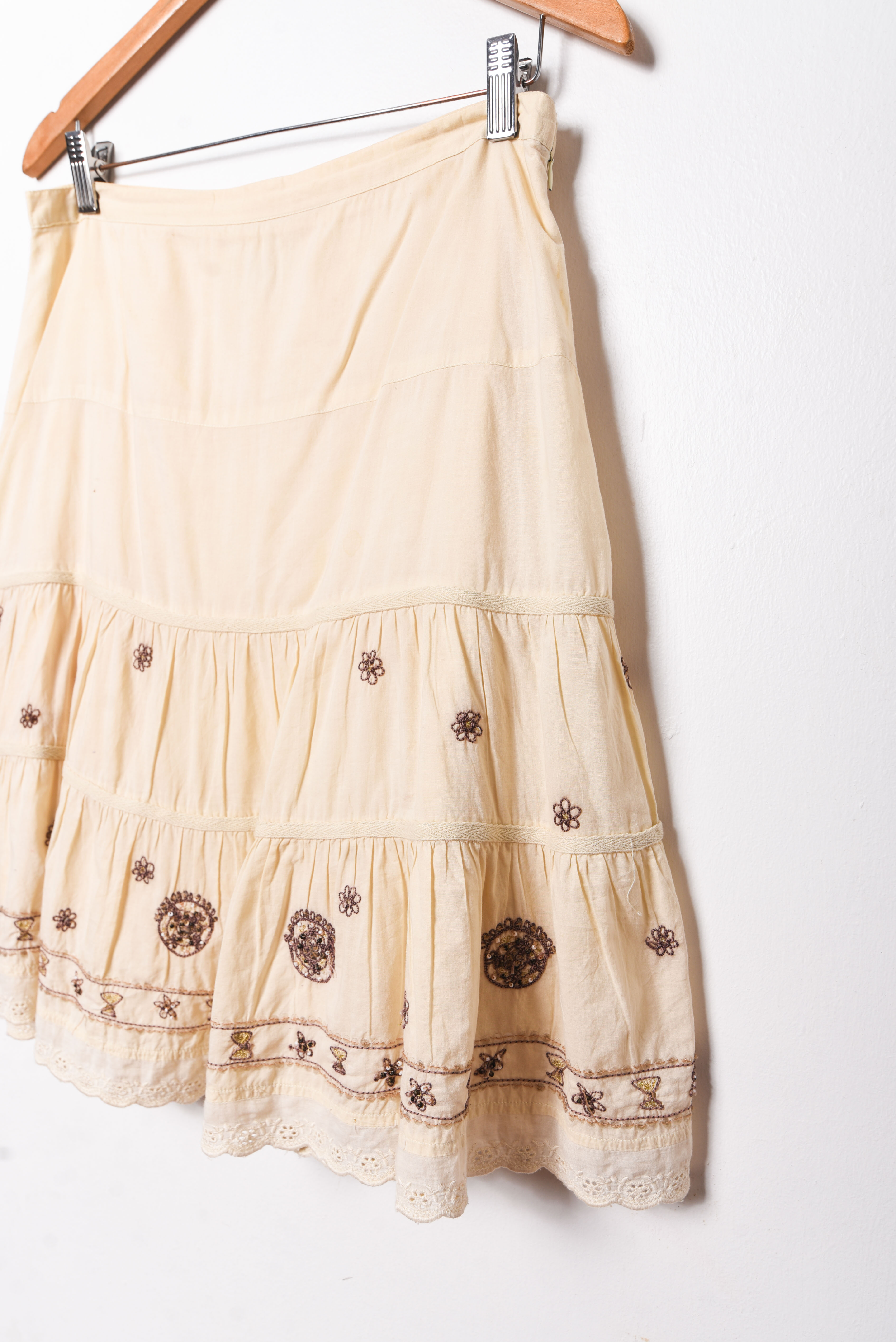Falda cotton vntg capas