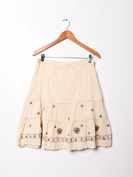 Falda cotton vntg capas