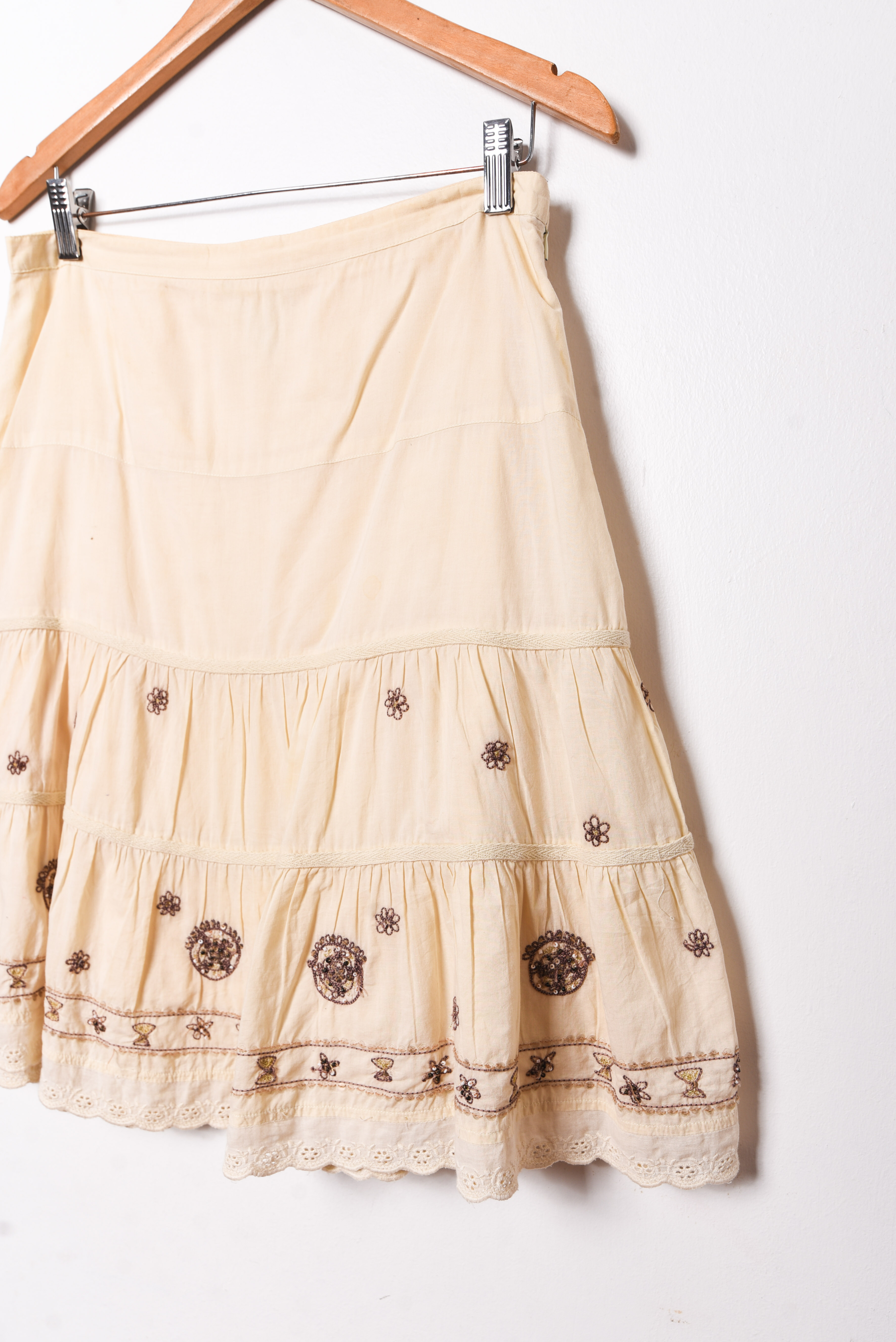 Falda cotton vntg capas