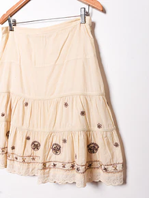 Falda cotton vntg capas
