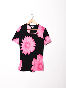 Polera 90s print floral