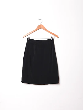 Falda negra vintage 90s