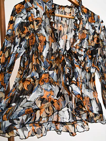 Blusa plisada y2k lazito