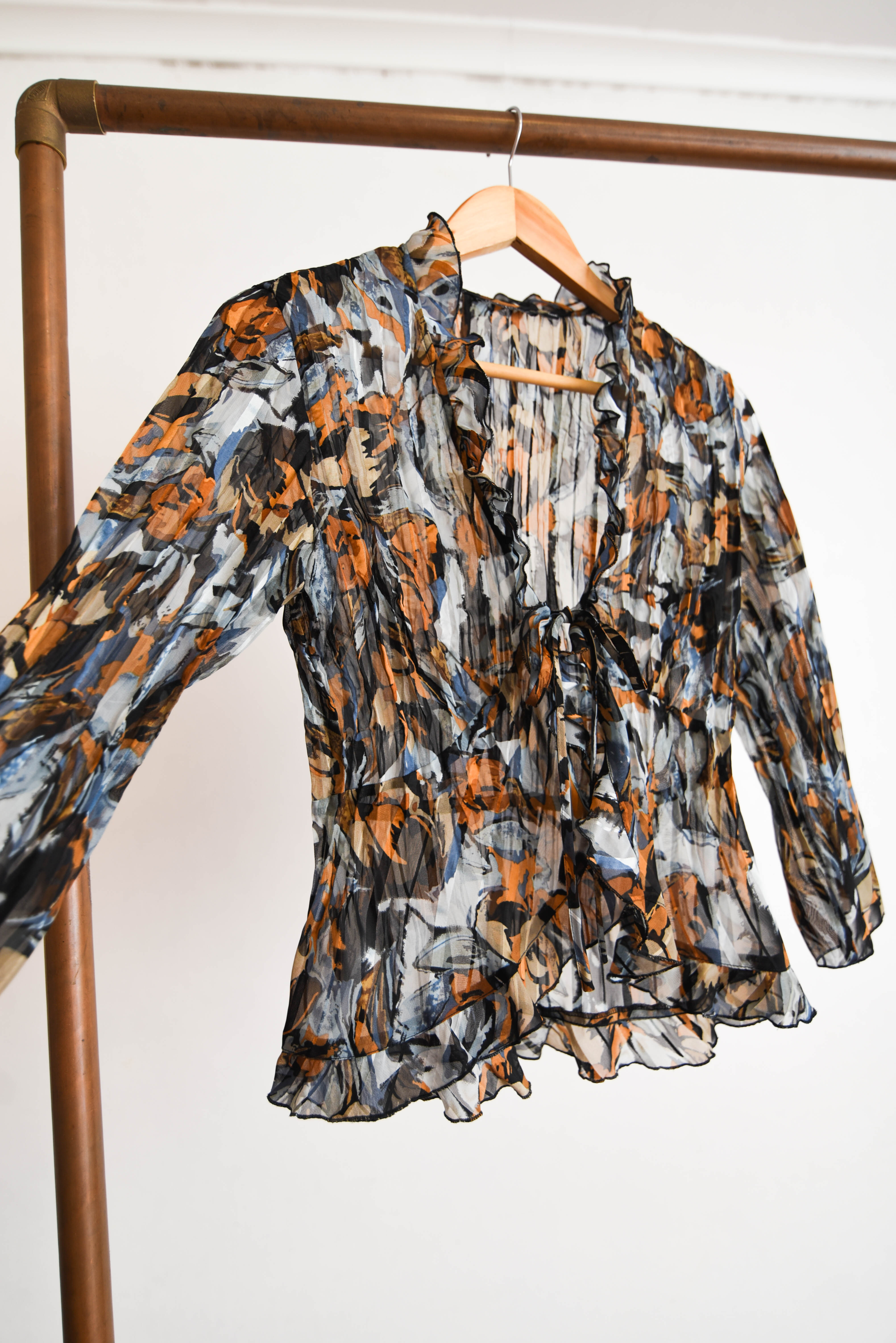 Blusa plisada y2k lazito