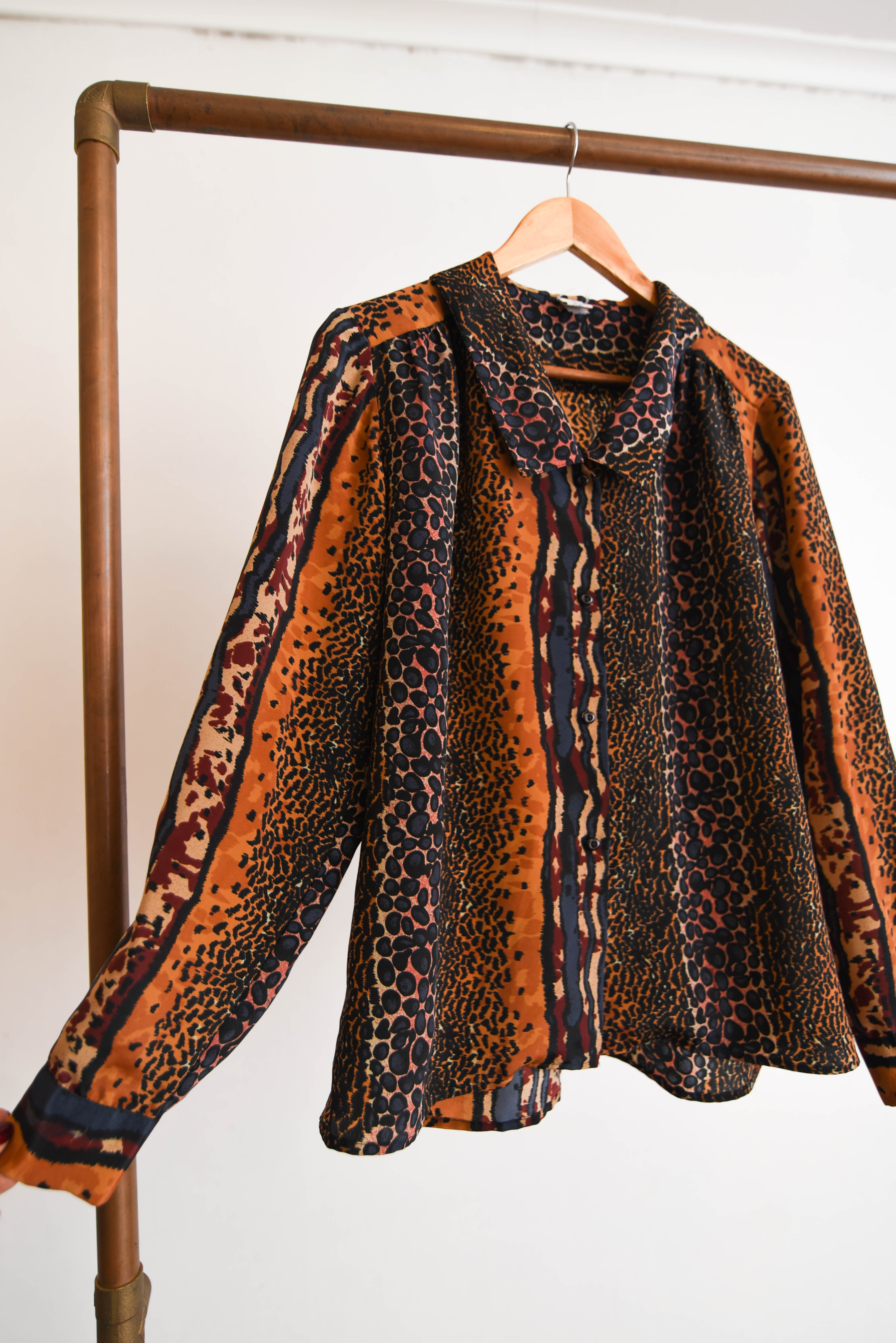 Blusa animal print 90s made in Chile