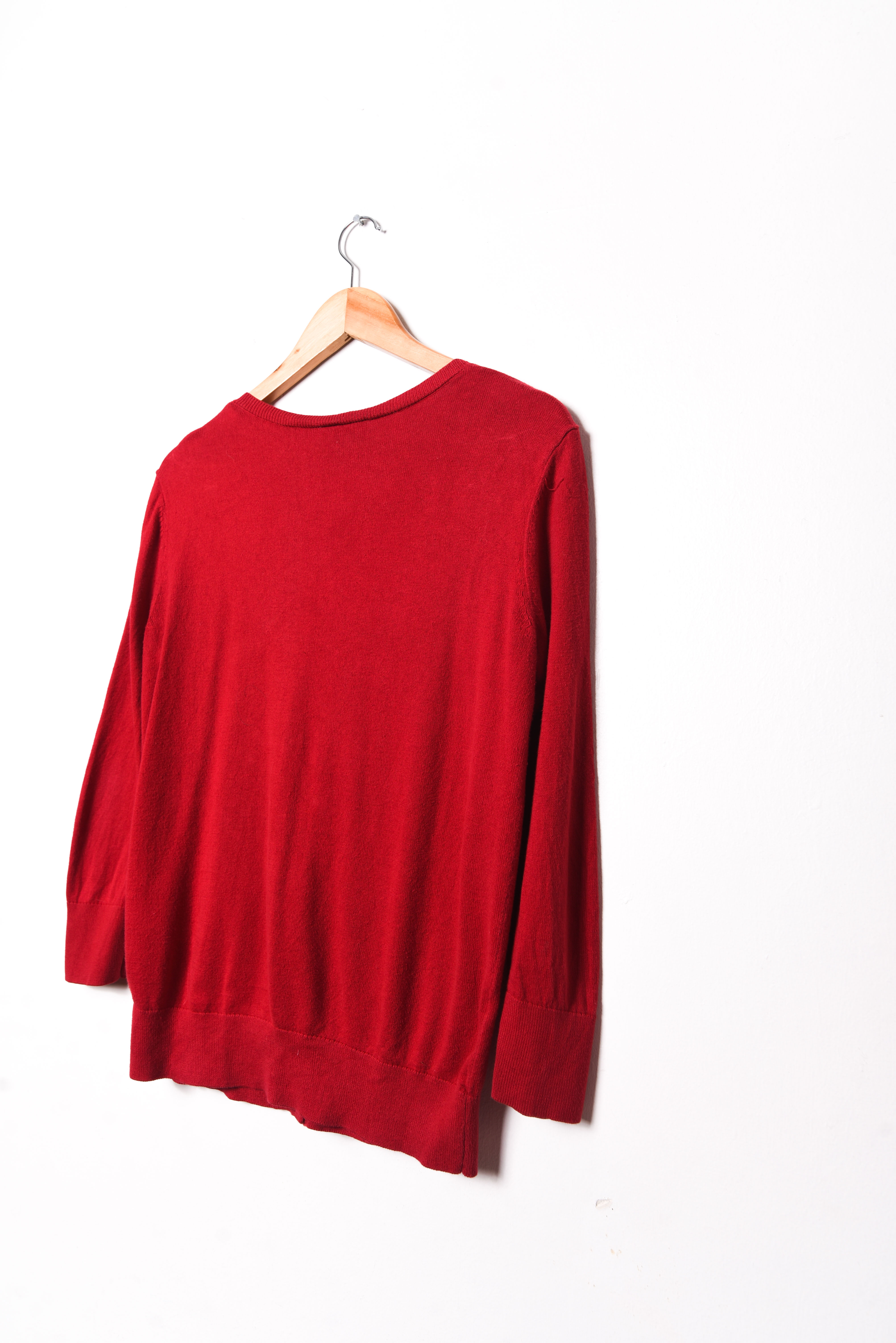 Cardigan rojo botones