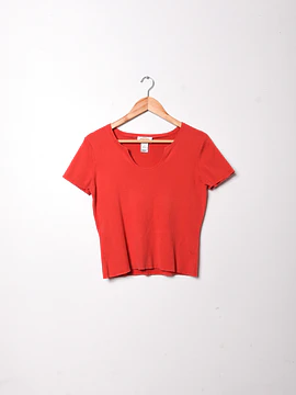 Top tejido true red 