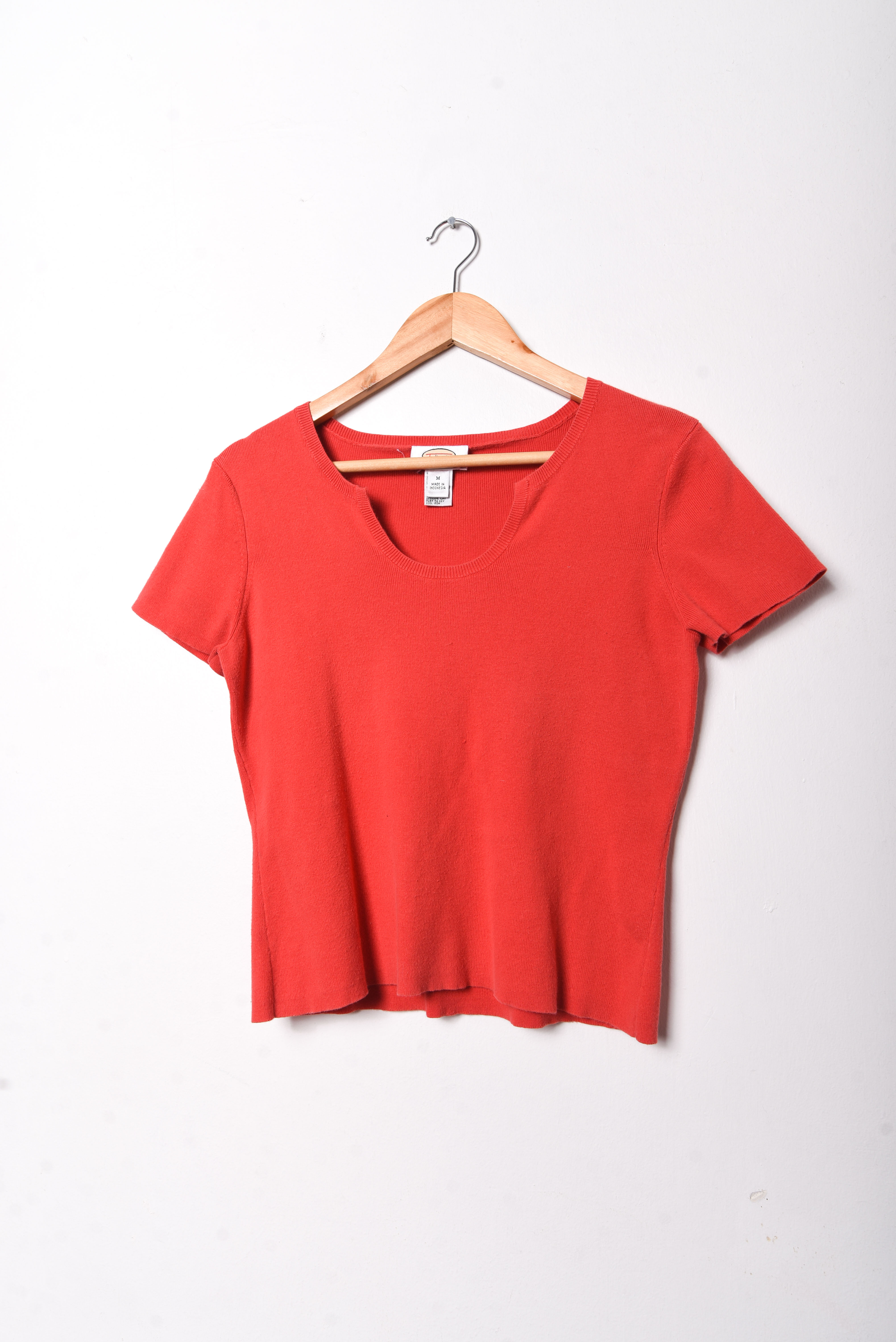Top tejido true red 