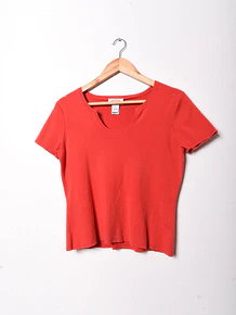 Top tejido true red 