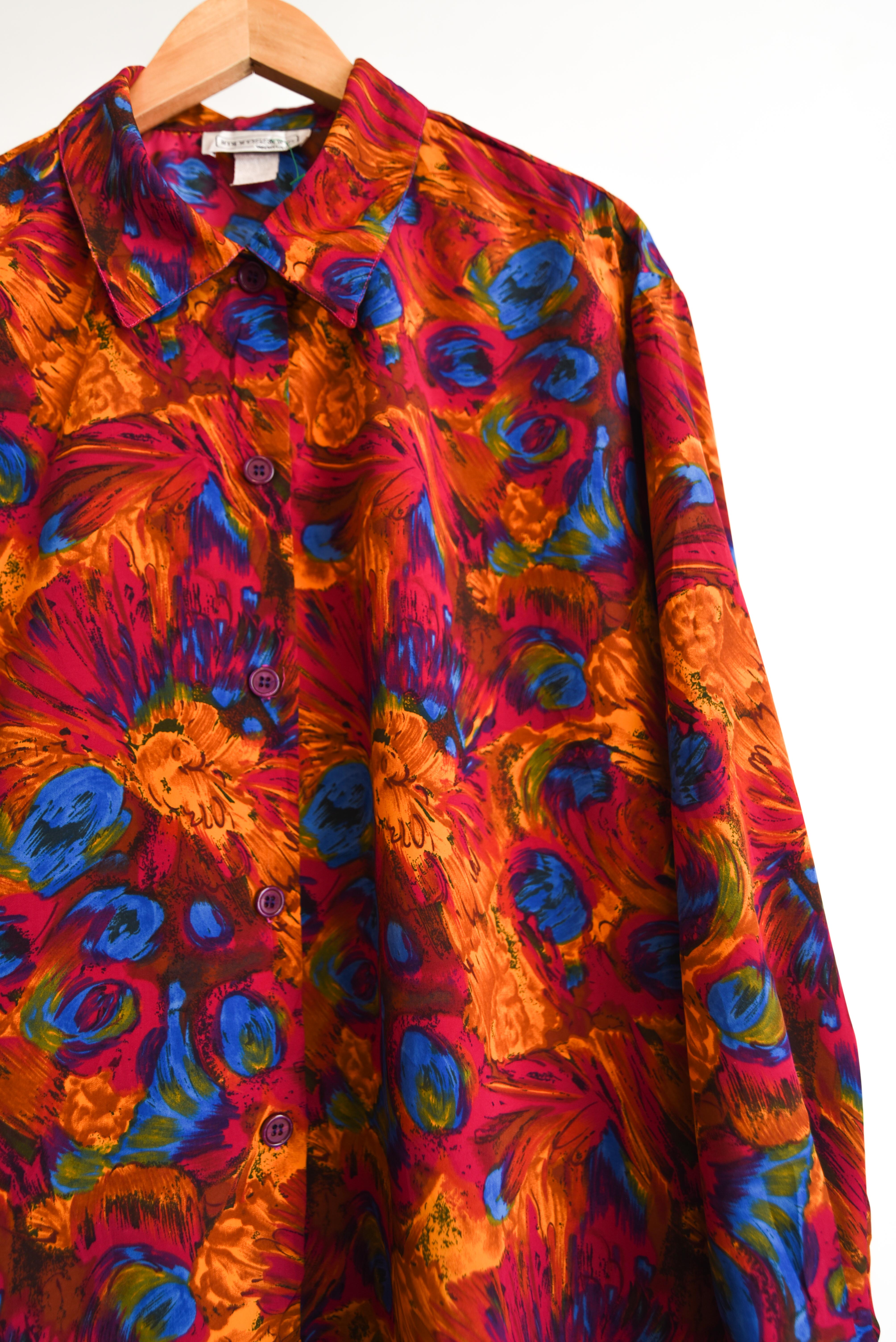 Blusa vintage red figuras