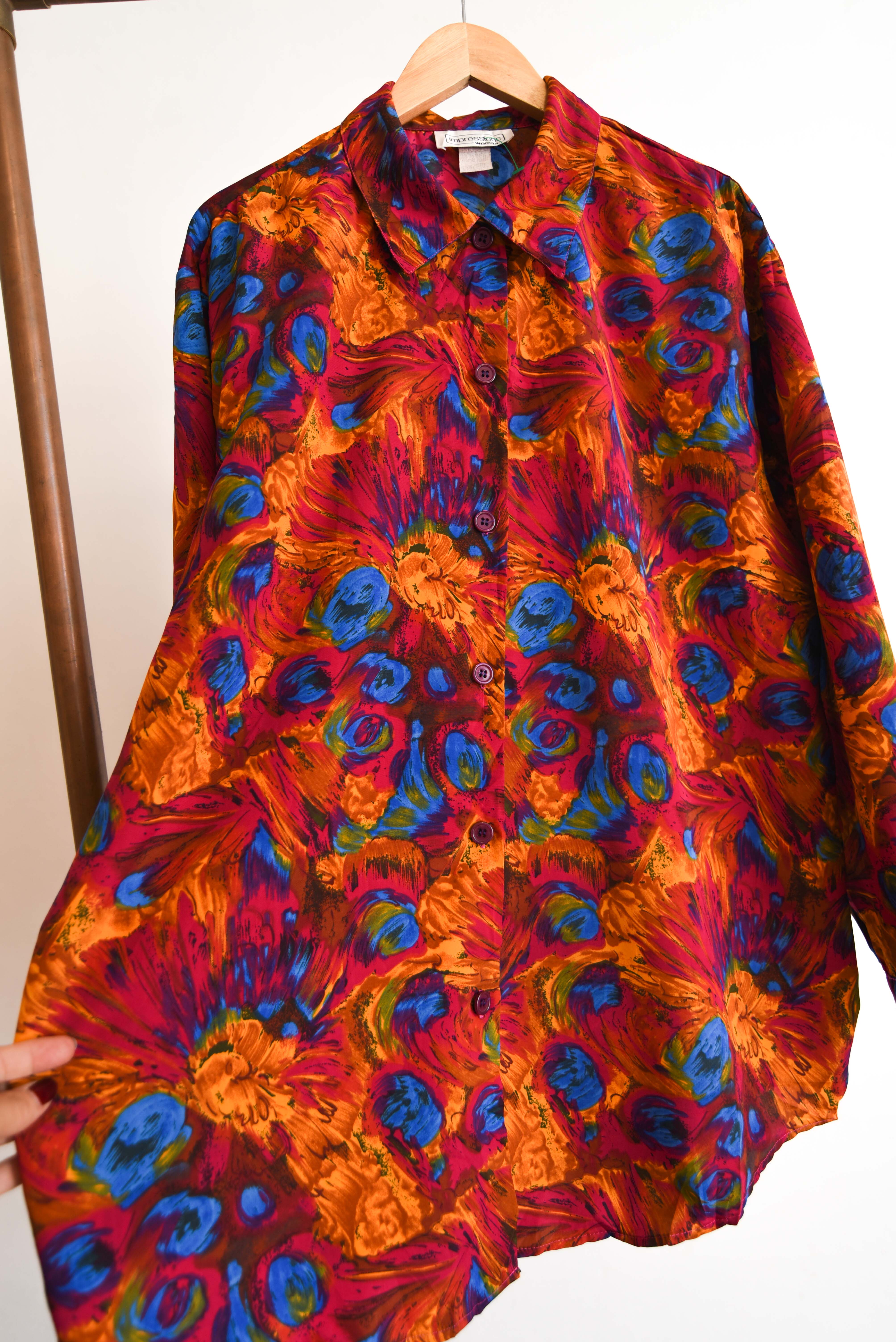 Blusa vintage red figuras