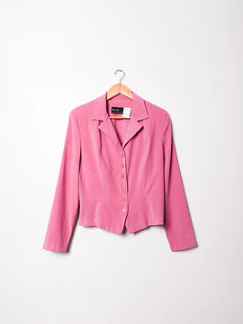 Chaqueta pink botones vntg