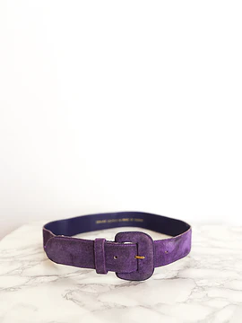 Cinturón gamuza purple vntg