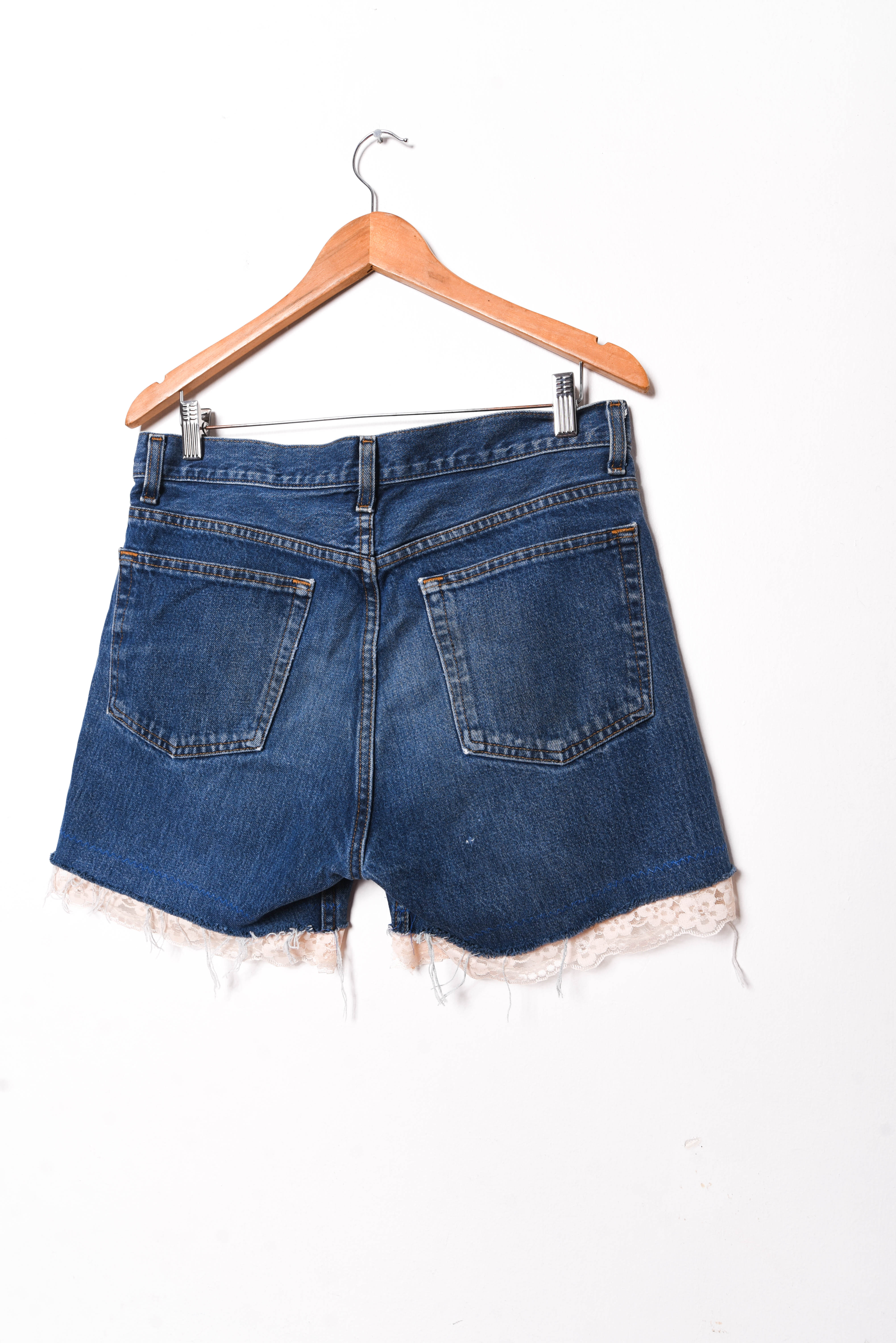 Short denim reworked x Vntg Cat