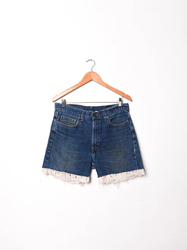 Short denim reworked x Vntg Cat