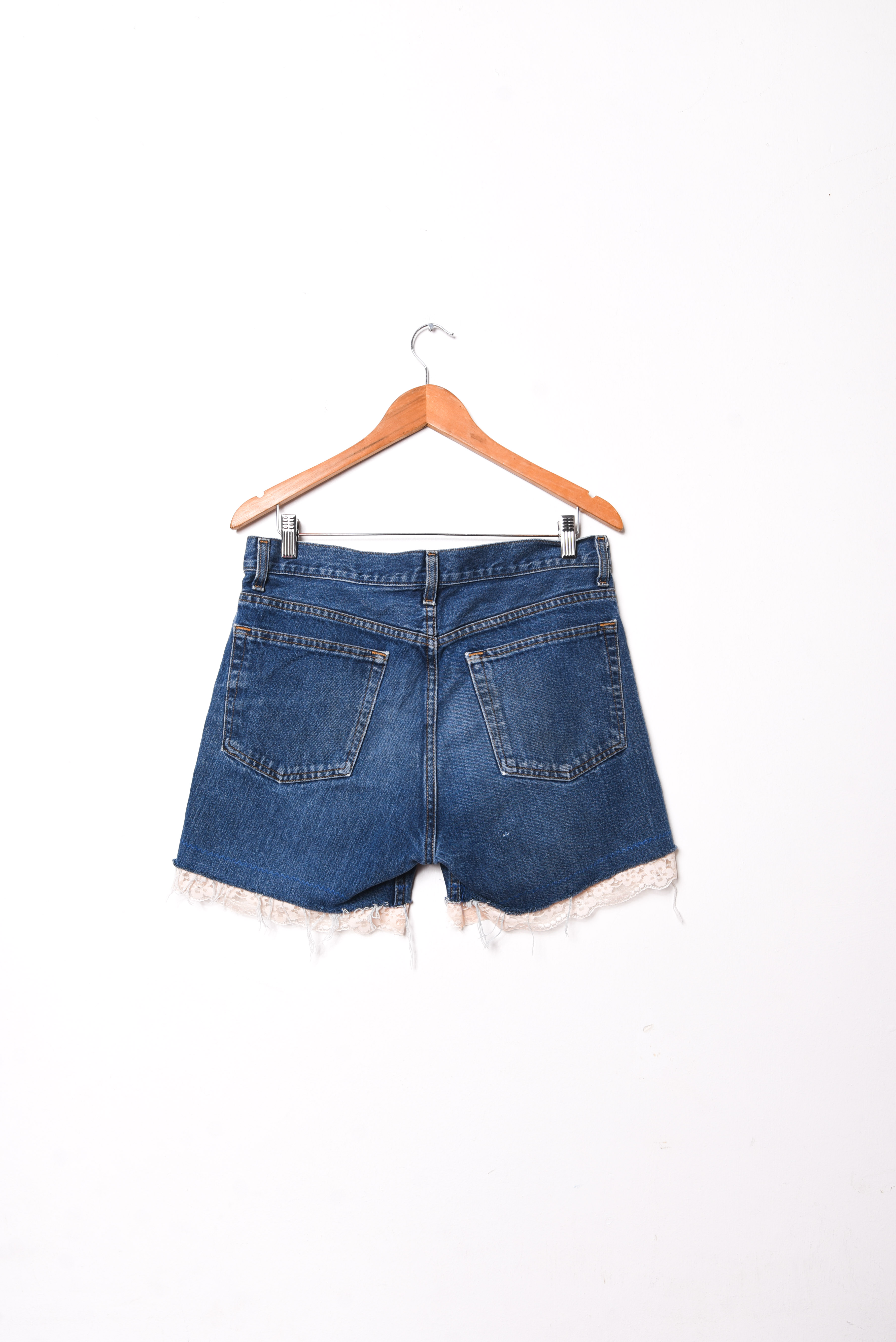 Short denim reworked x Vntg Cat