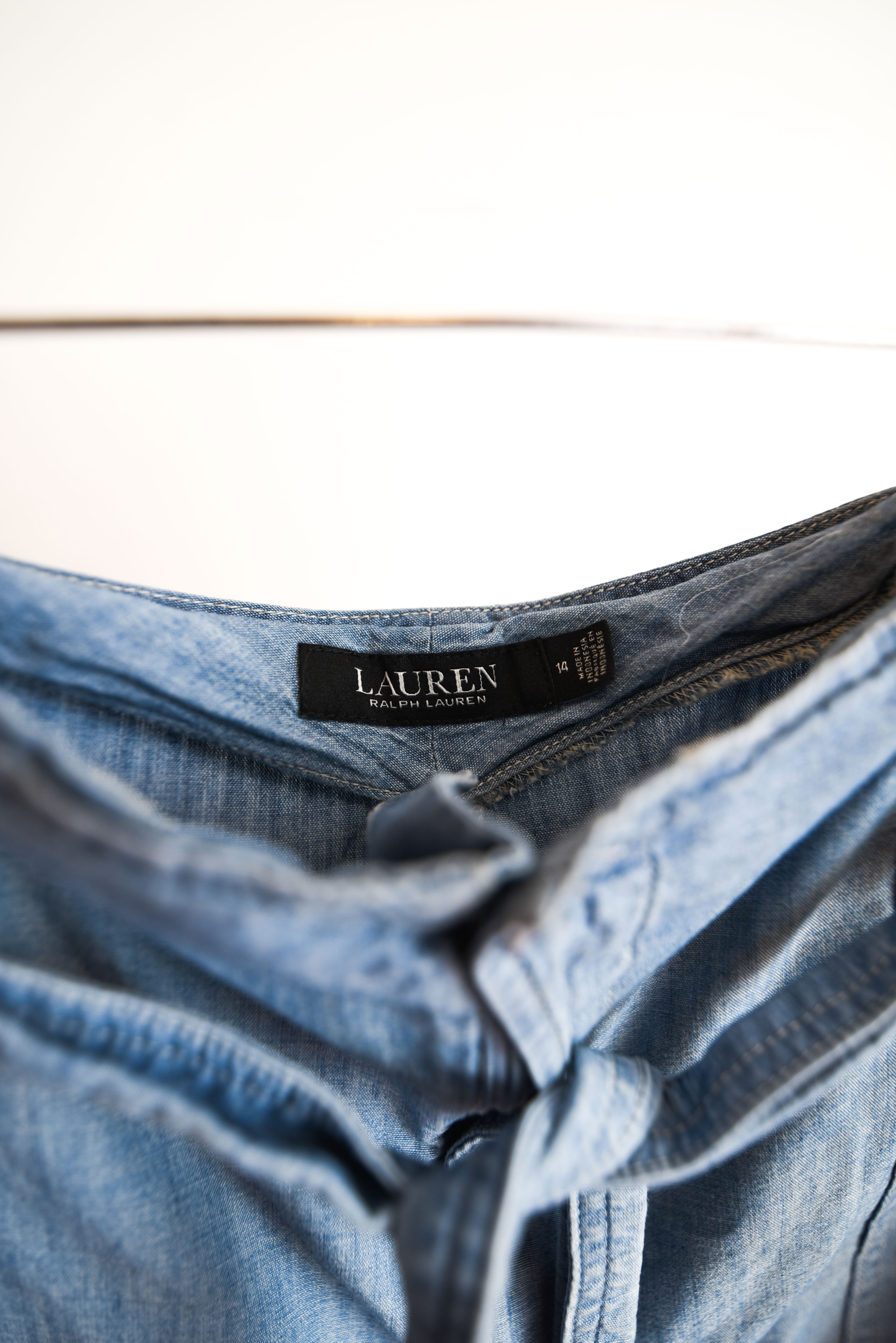 Short light denim Ralph Lauren