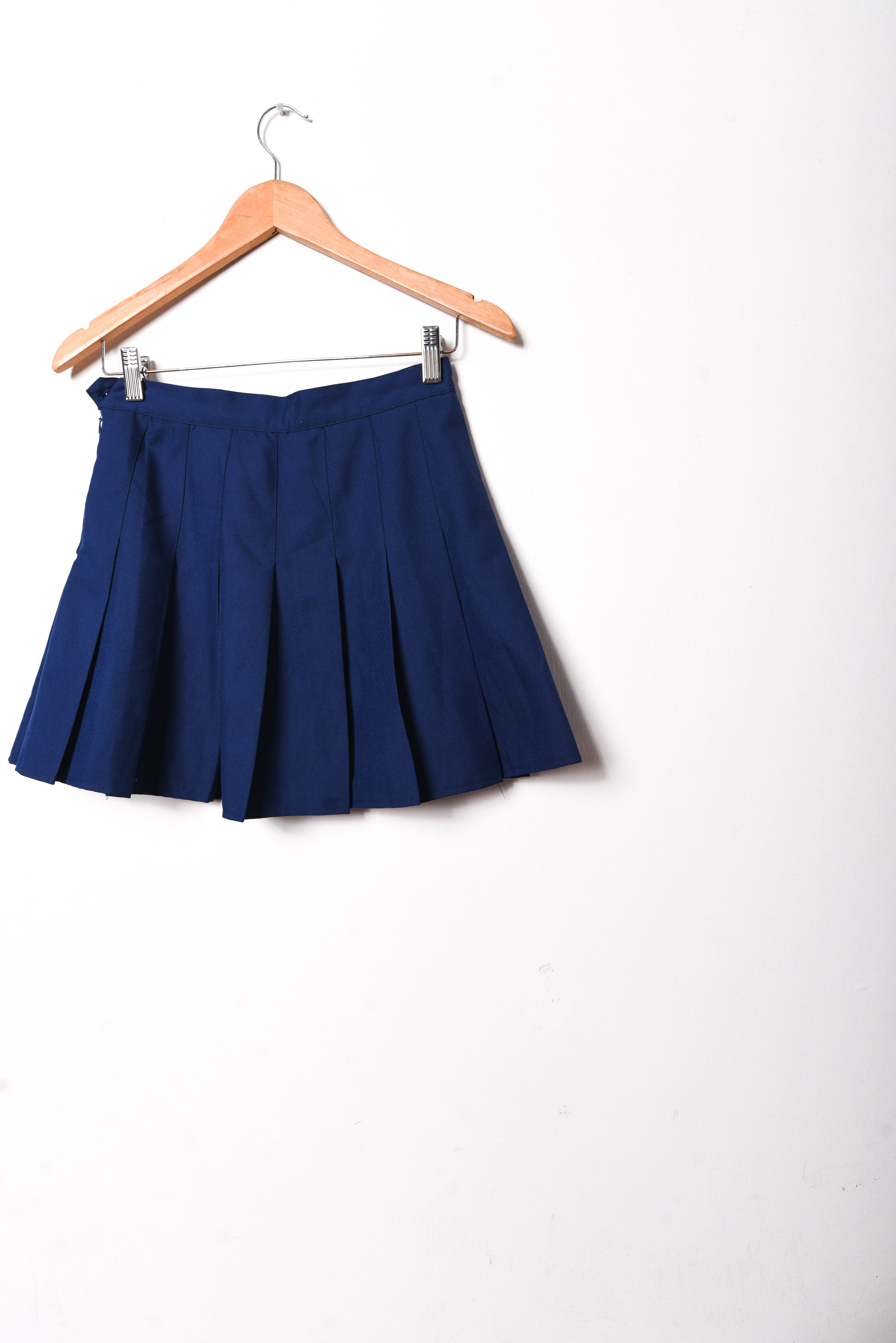 Falda azul navy tablas