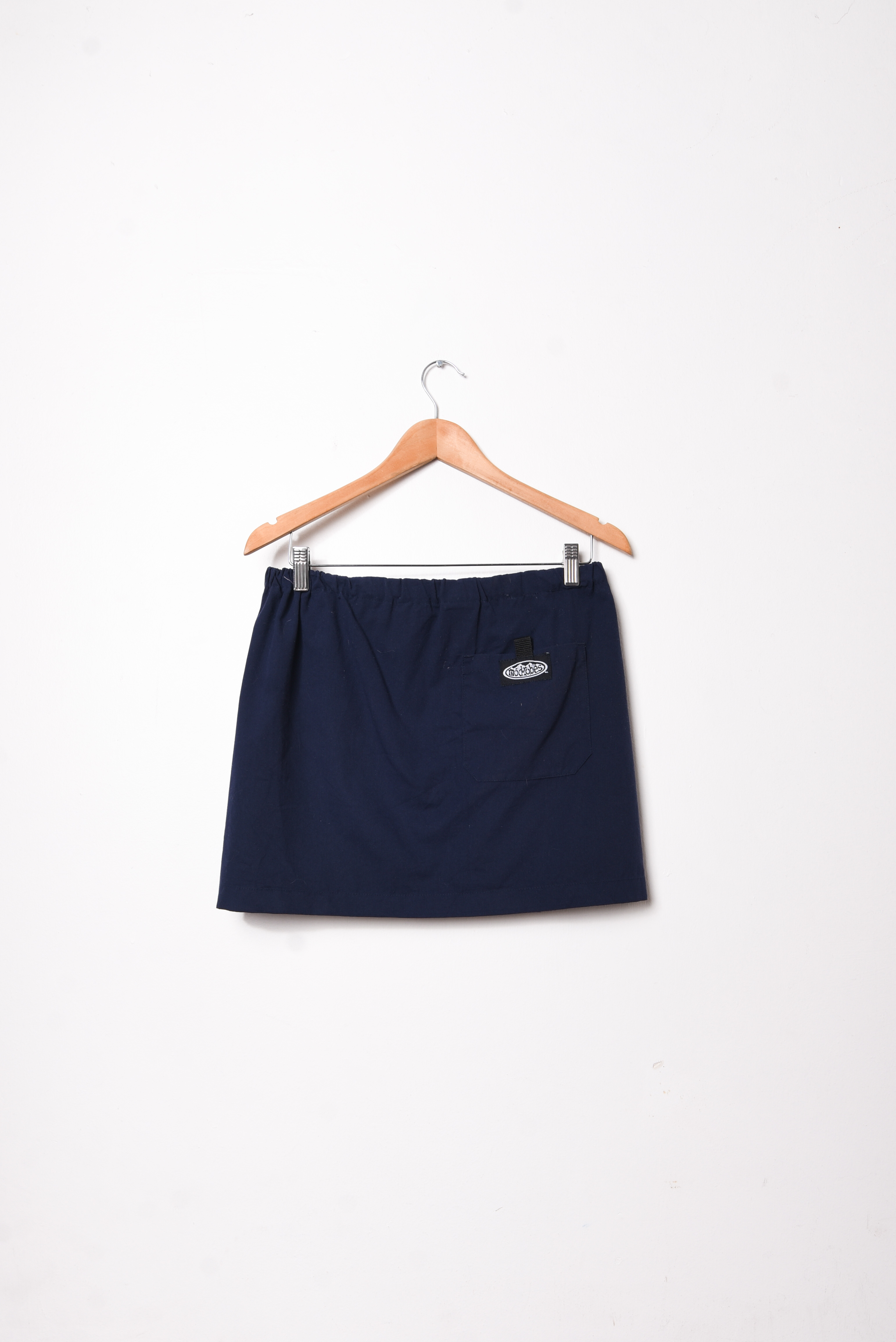 Falda wrap navy vntg