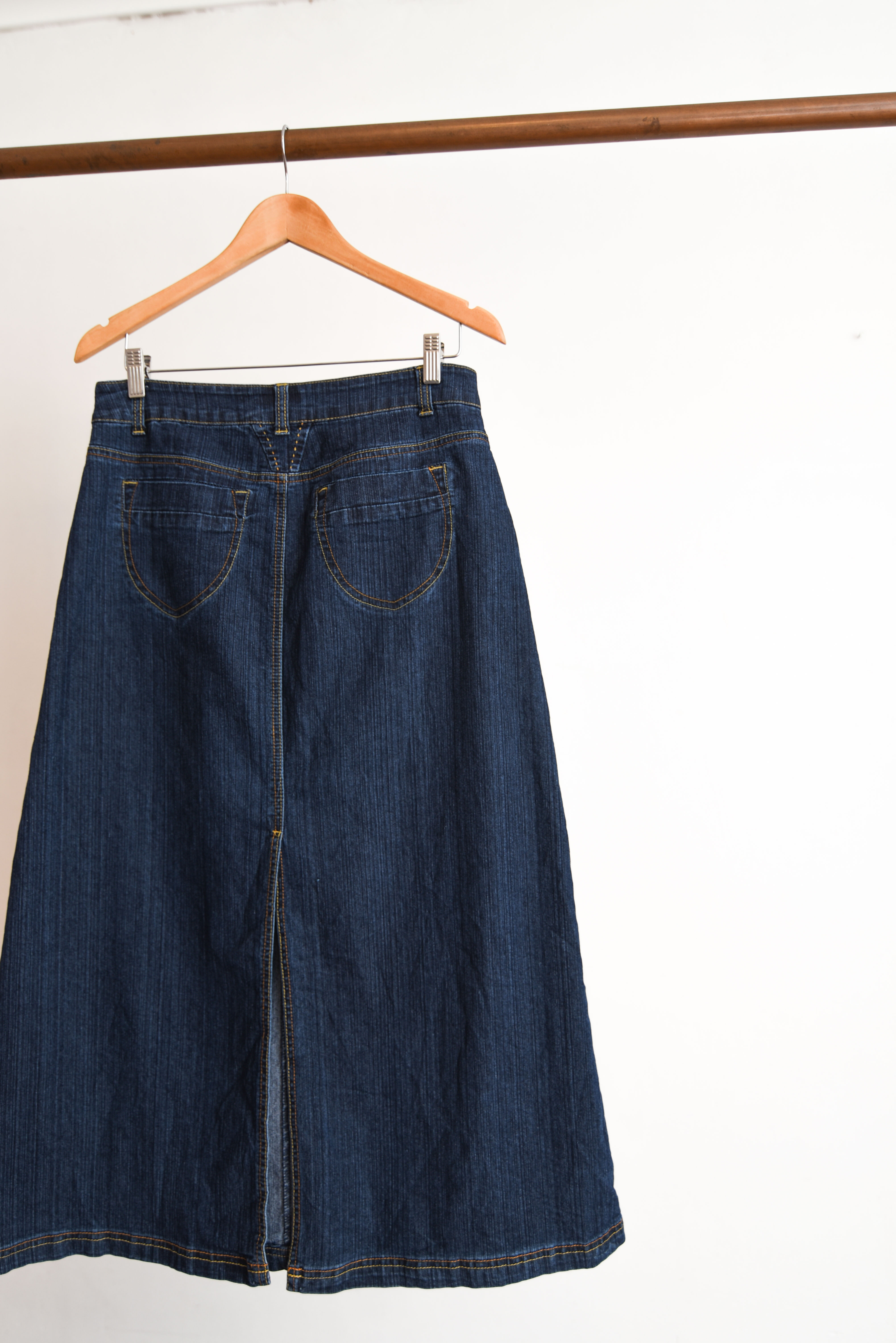 Maxi falda denim y2k