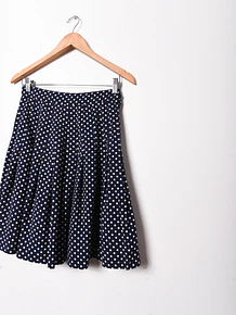 Falda 90s polka dots tablas