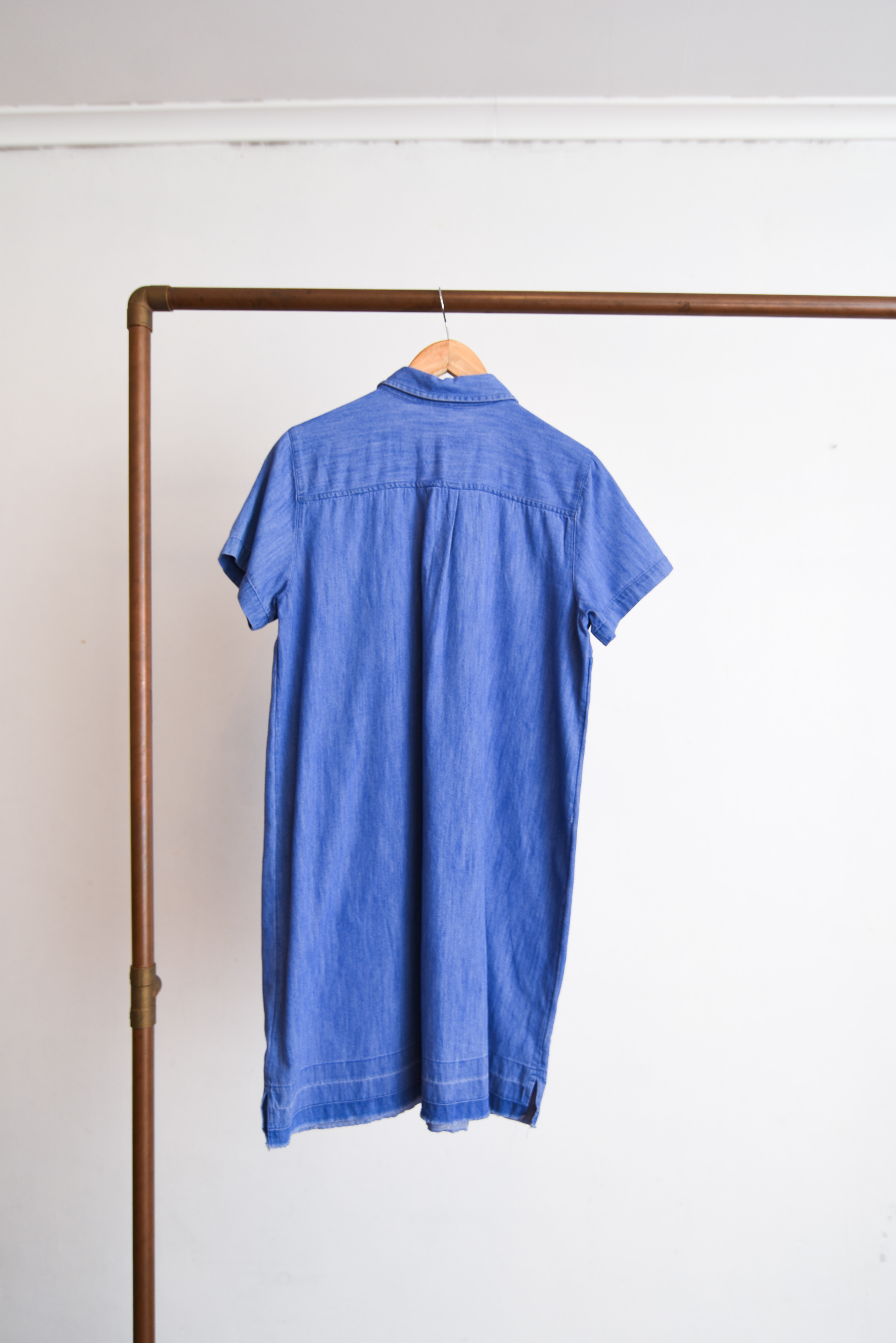 Vestido camisero denim