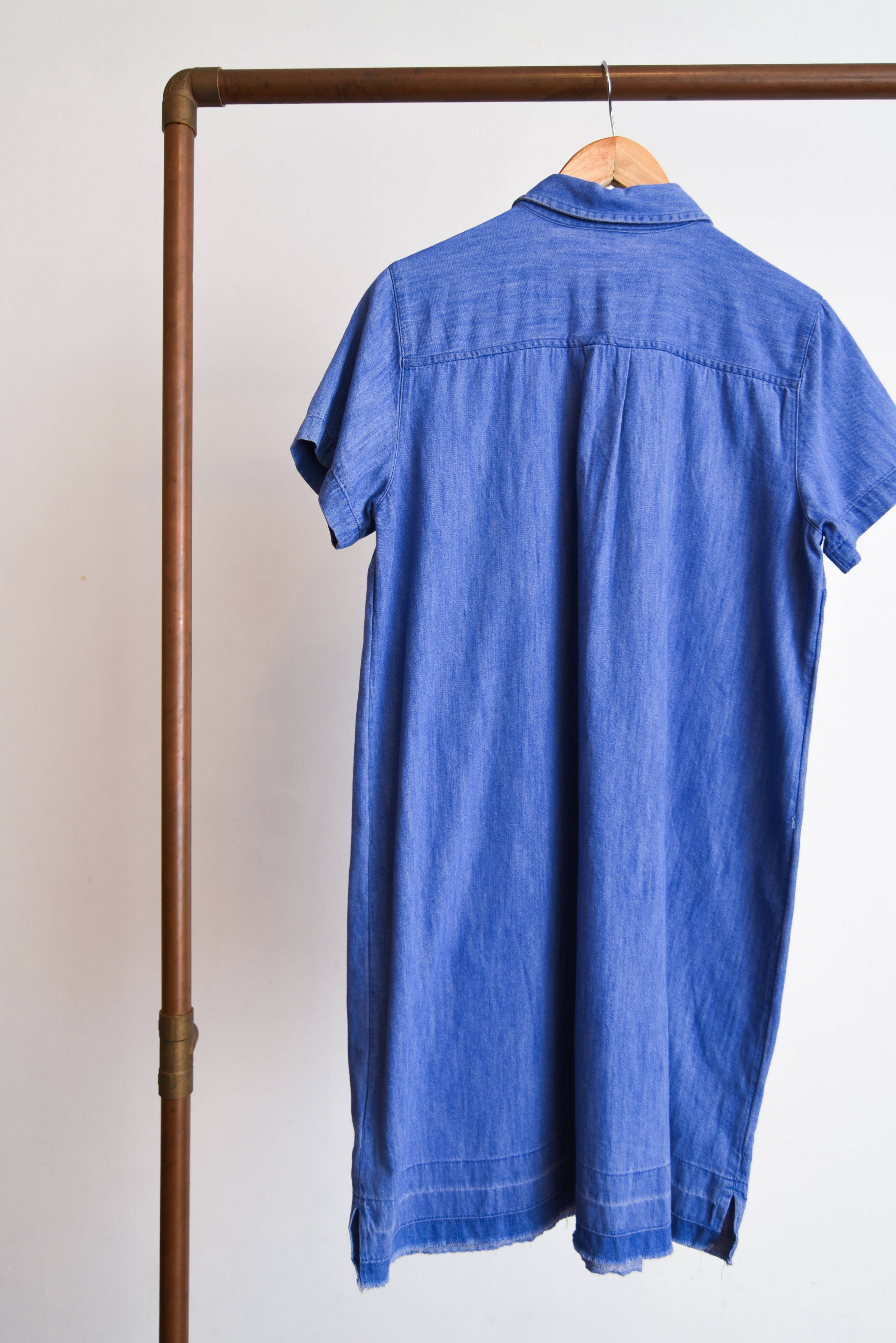 Vestido camisero denim