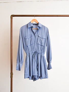 Enterito camisero periwinkle