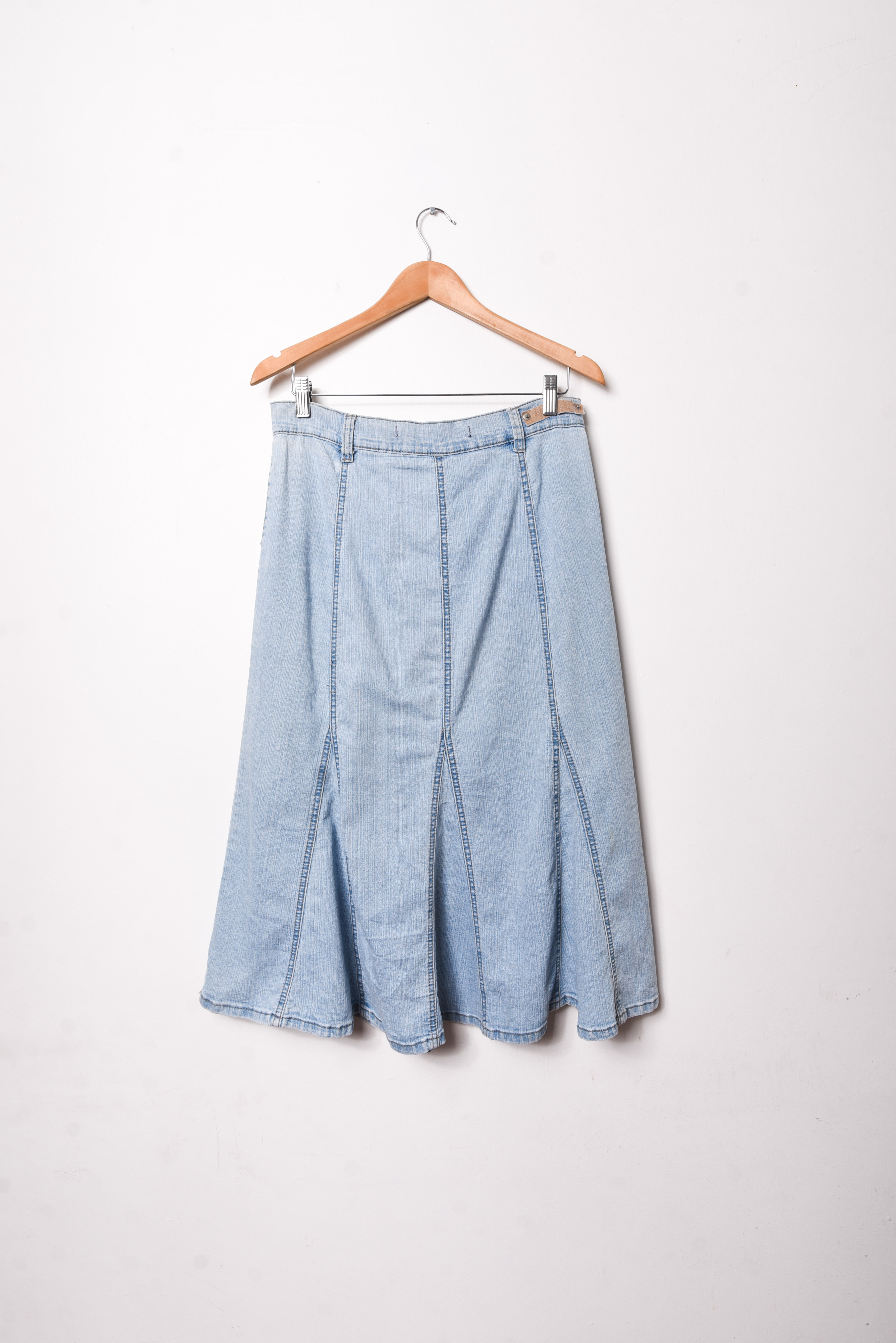 Falda light denim y2k