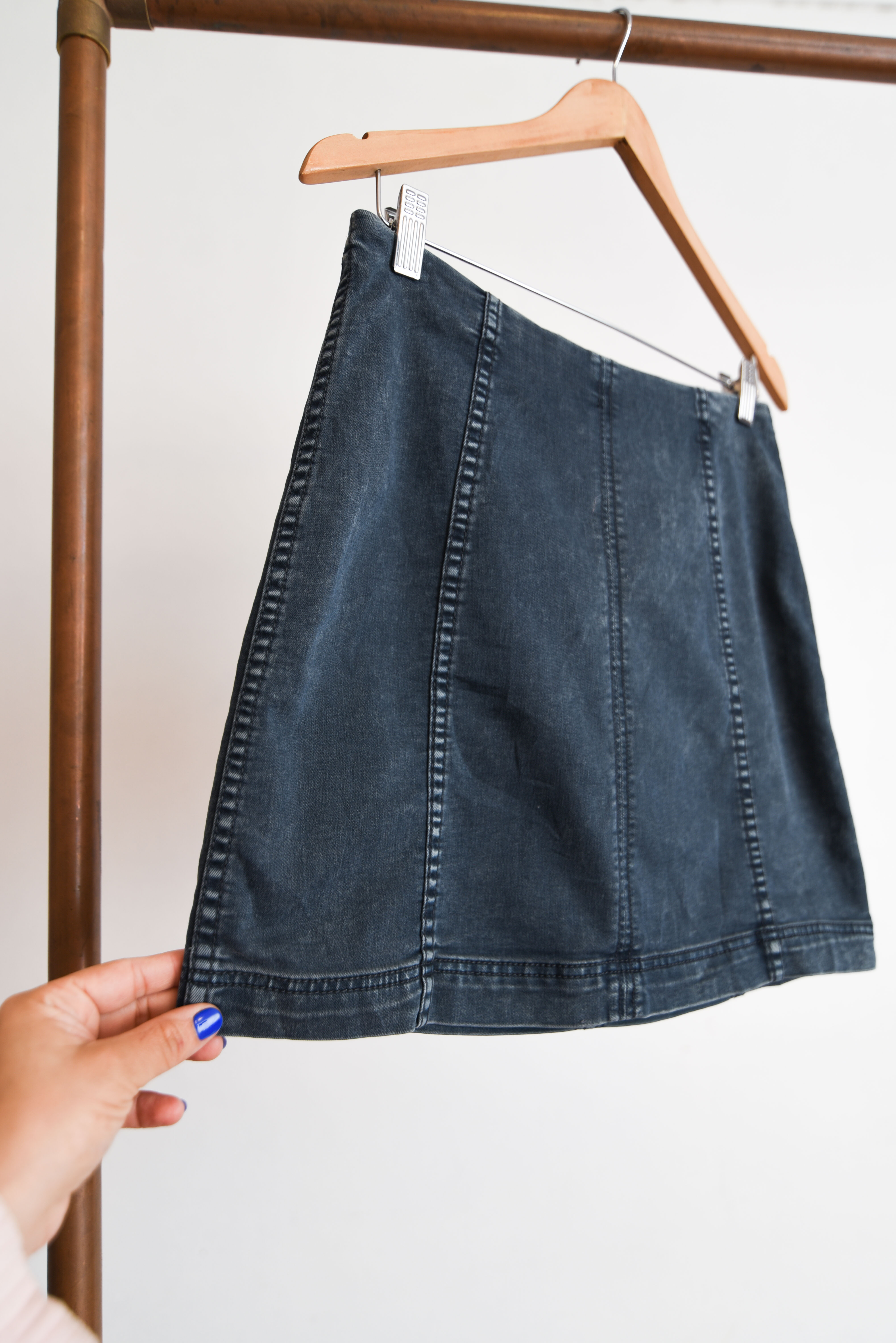 Falda denim Free People