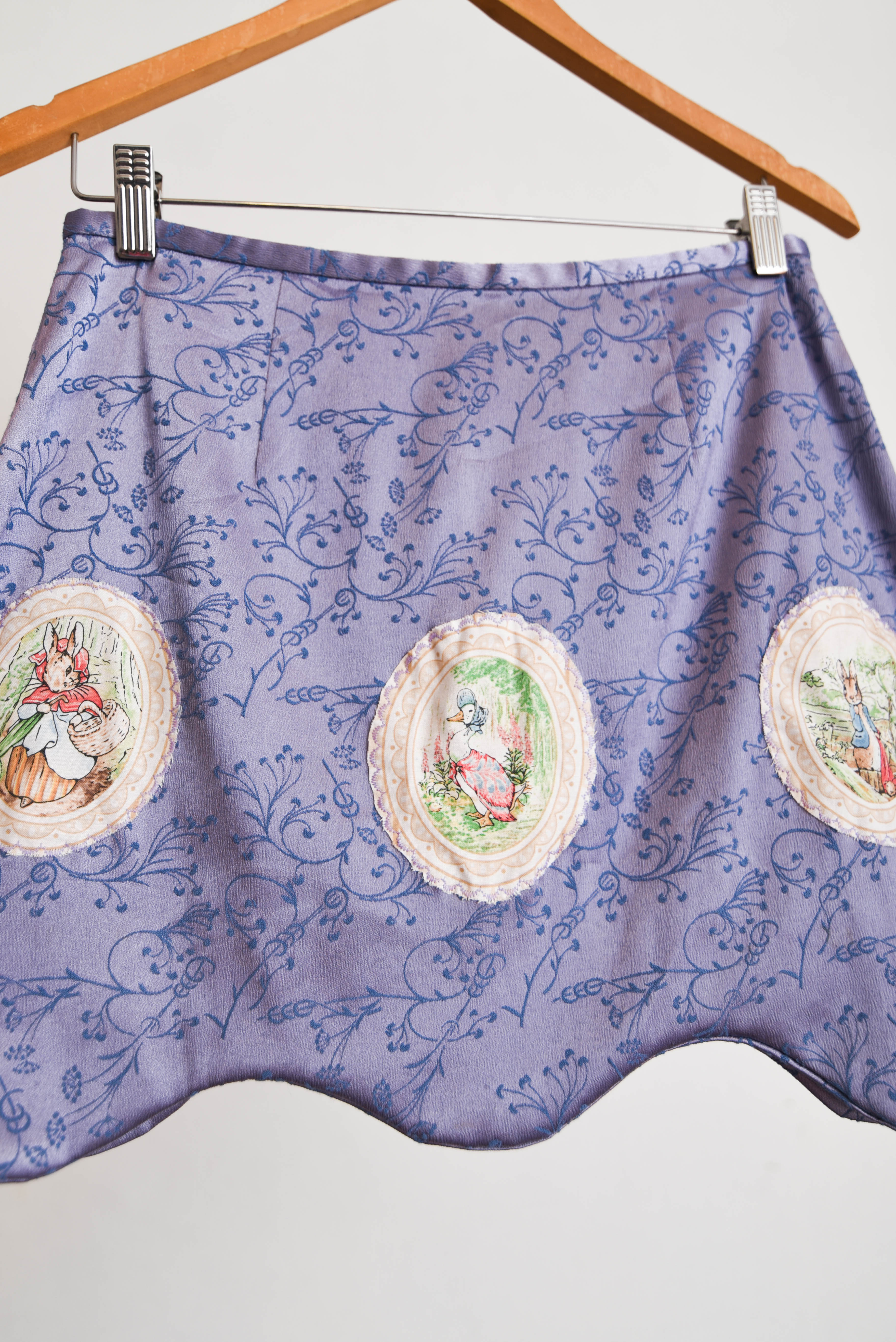 Falda brocato reworked x Vntg Cat