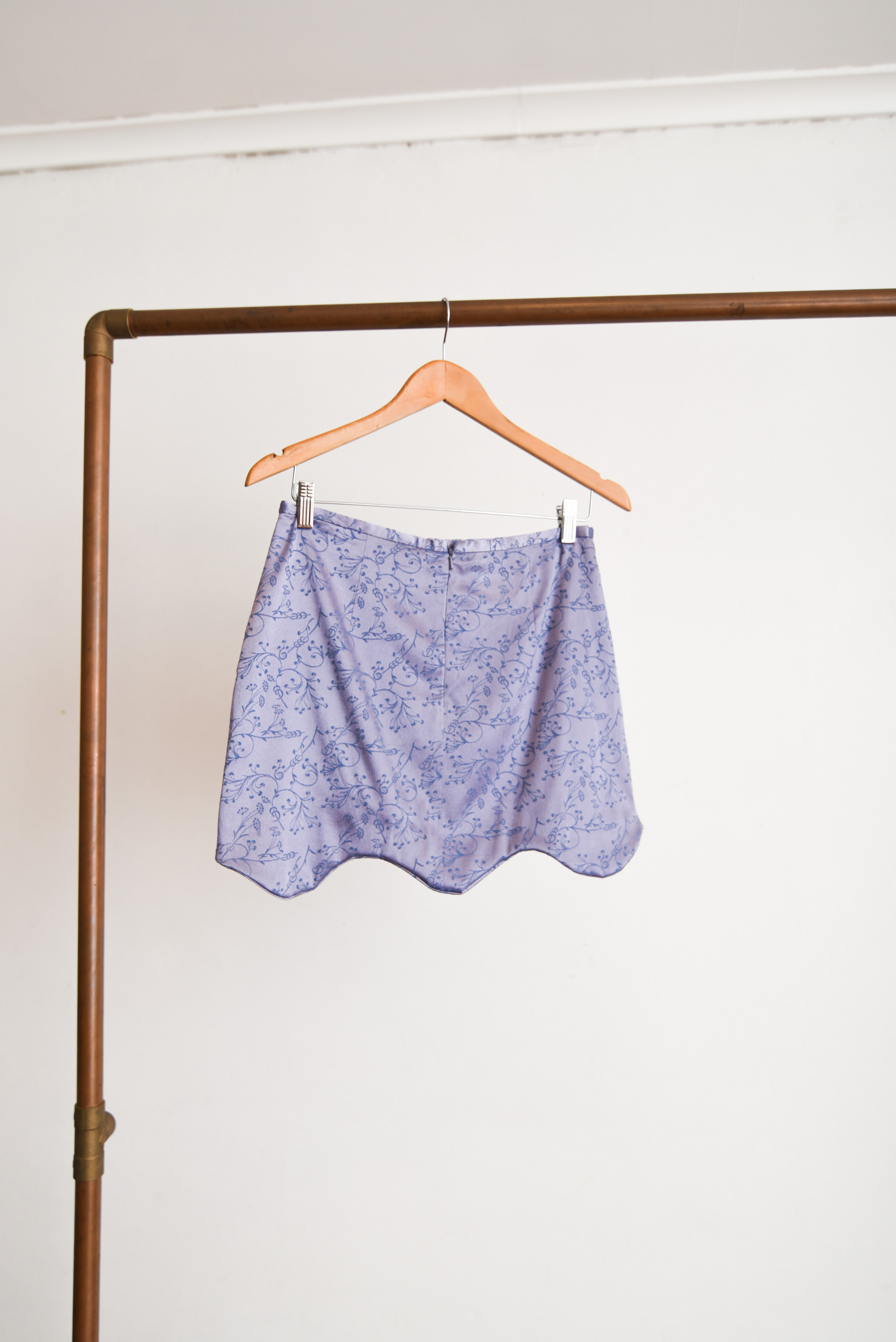 Falda brocato reworked x Vntg Cat