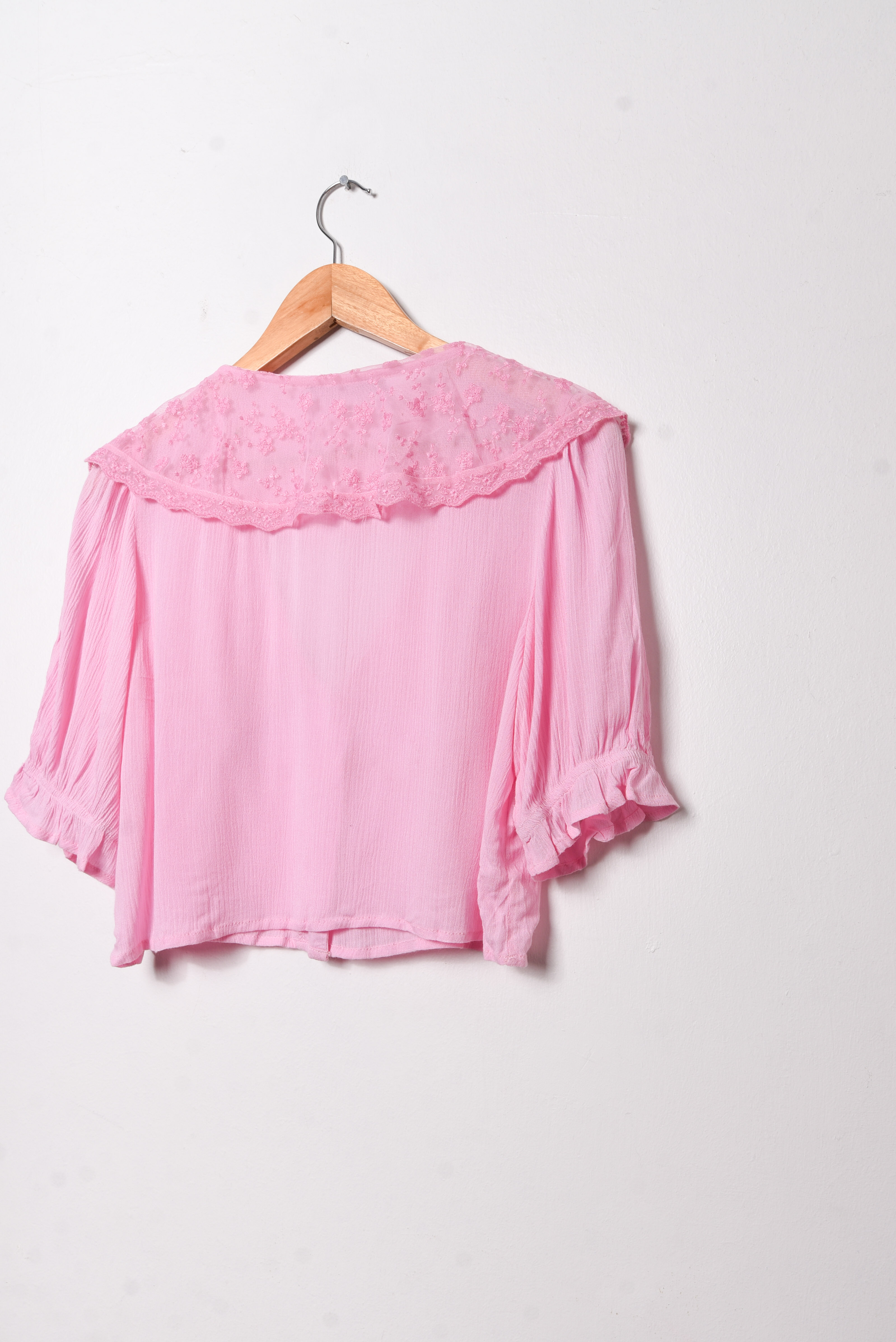 Blusa rosada cuellito