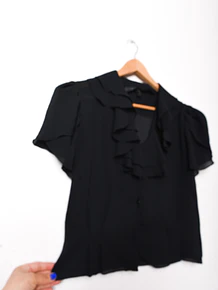 Blusa 90s transparencia vuelos