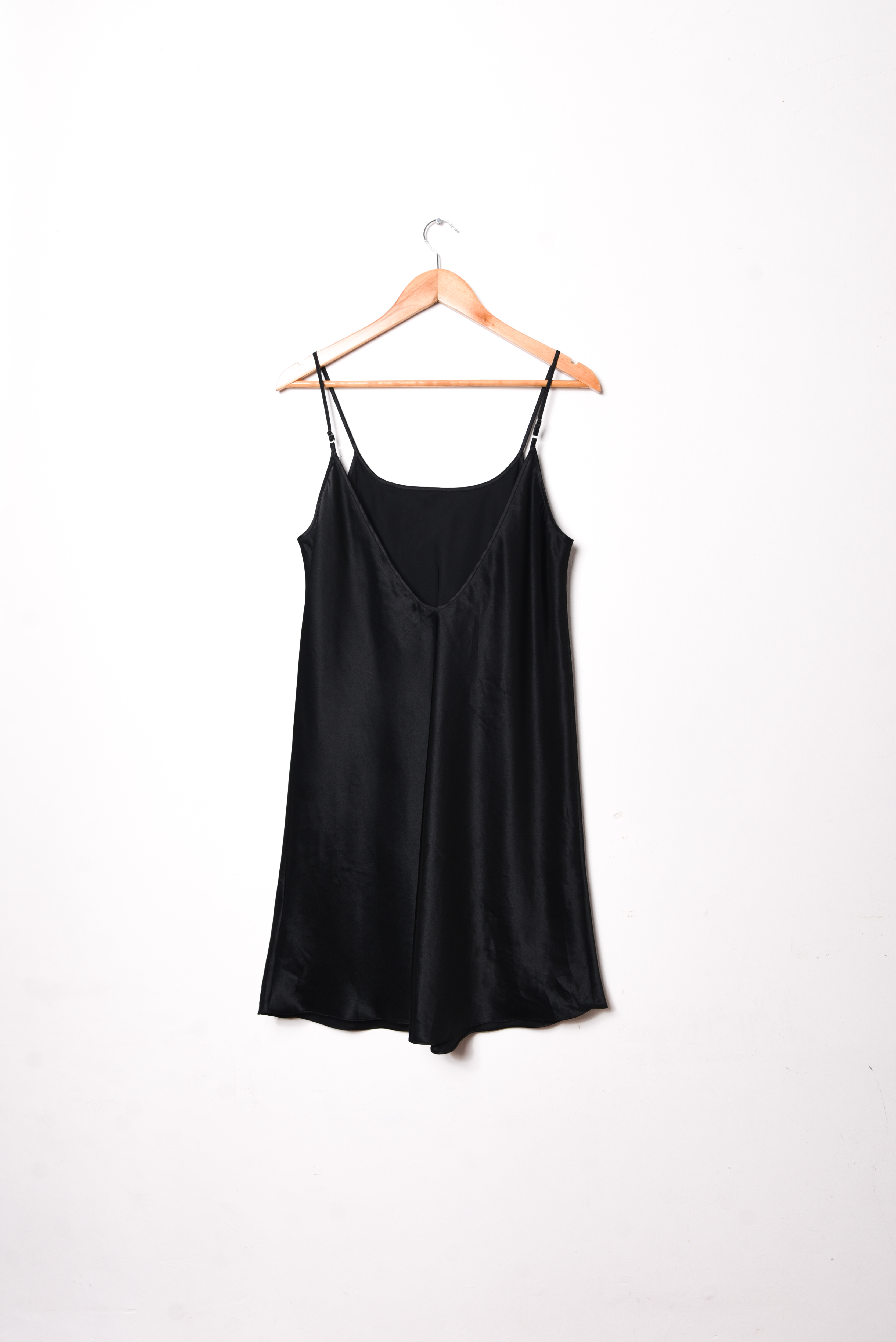 Slipdress satín black 90s