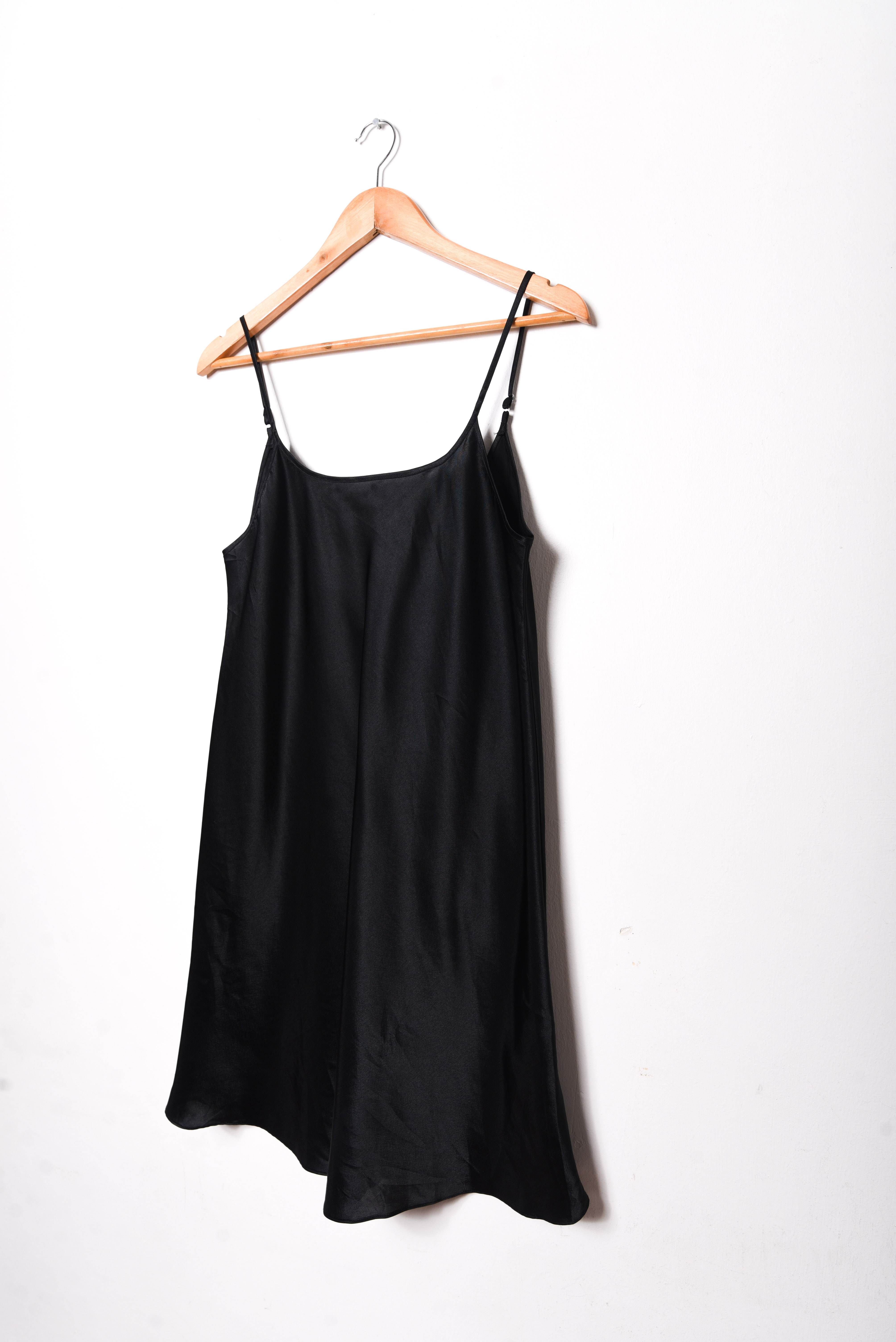 Slipdress satín black 90s