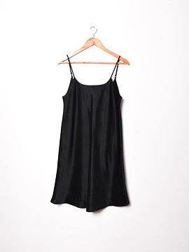 Slipdress satín black 90s