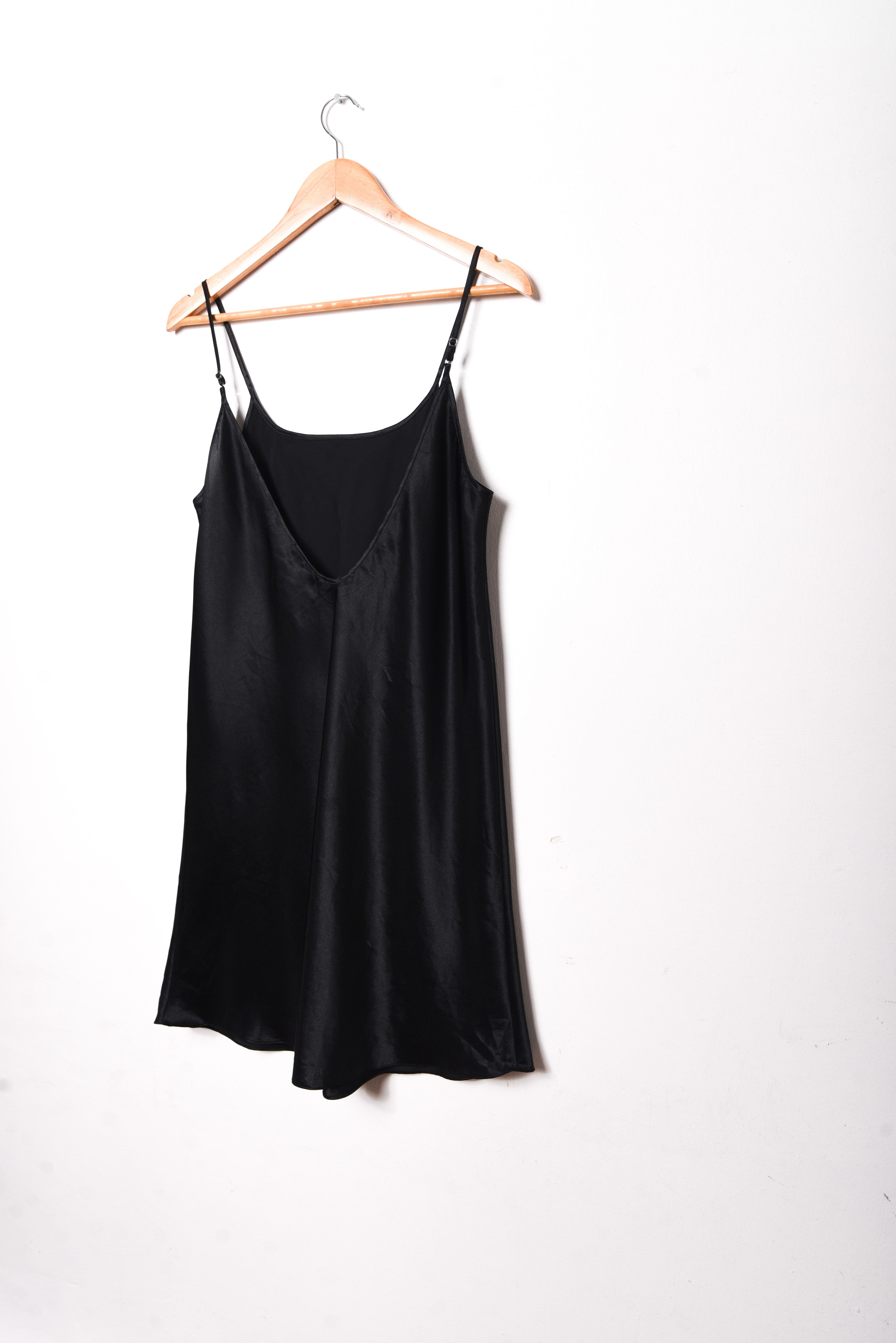 Slipdress satín black 90s