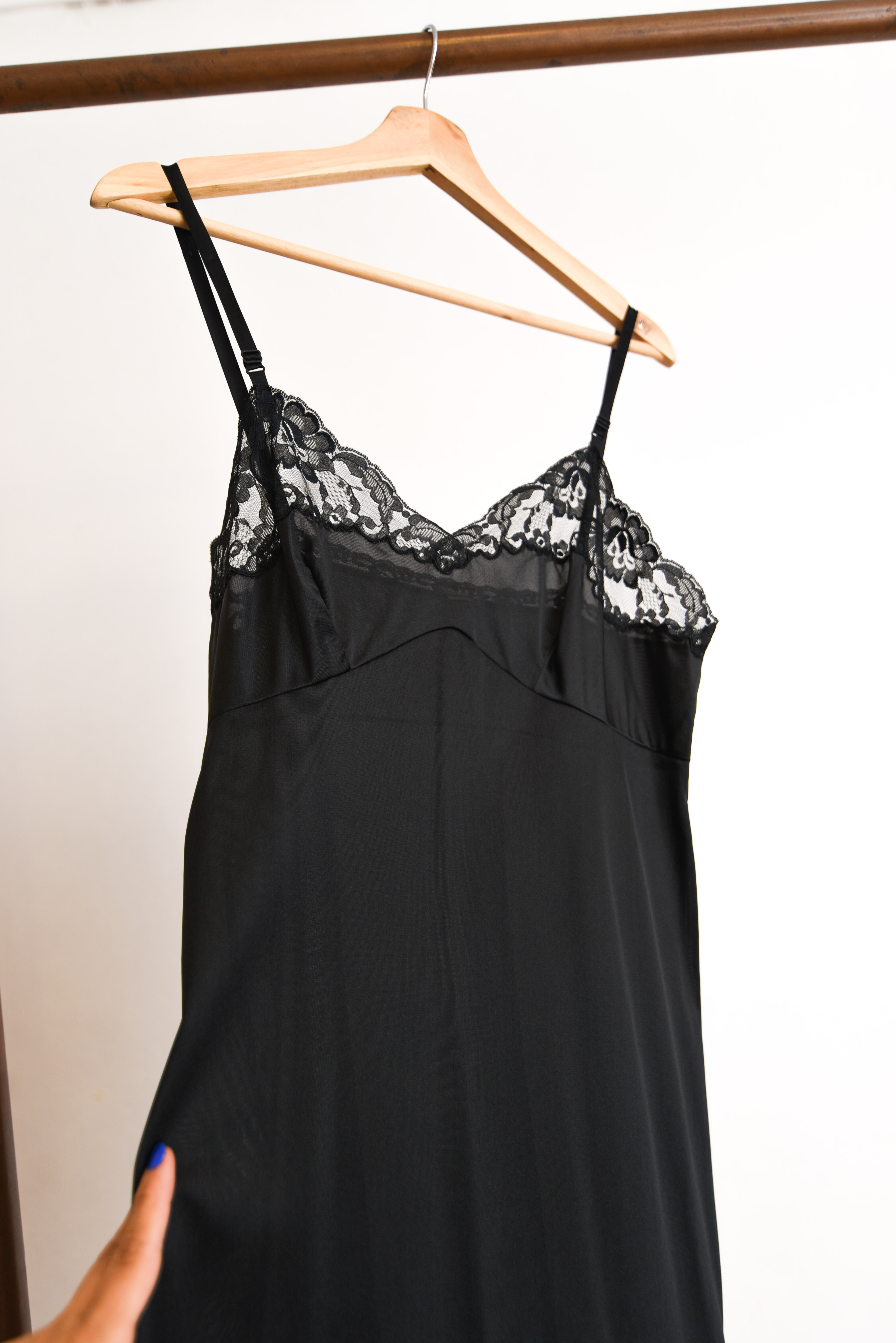 Vestido lencero vintage 60s