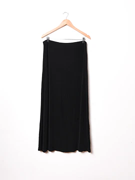 Maxi falda vintage acetato black